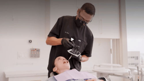 Dentist giving a patient his full undivided attention during a one-on-one dental appointment